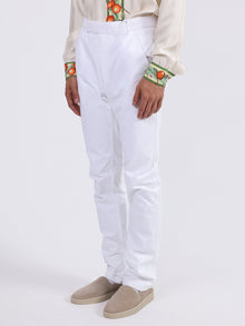 Men | Haider Ackermann | Beaumont White Cowboy Trousers