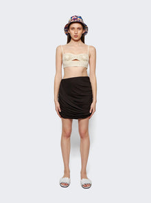 Women | Magda Butrym | Flower Cup Crochet Top | Cream