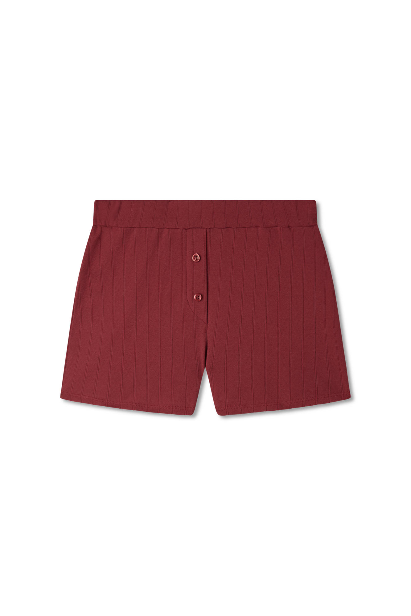 Pointelle Lounge Short | Tomato
