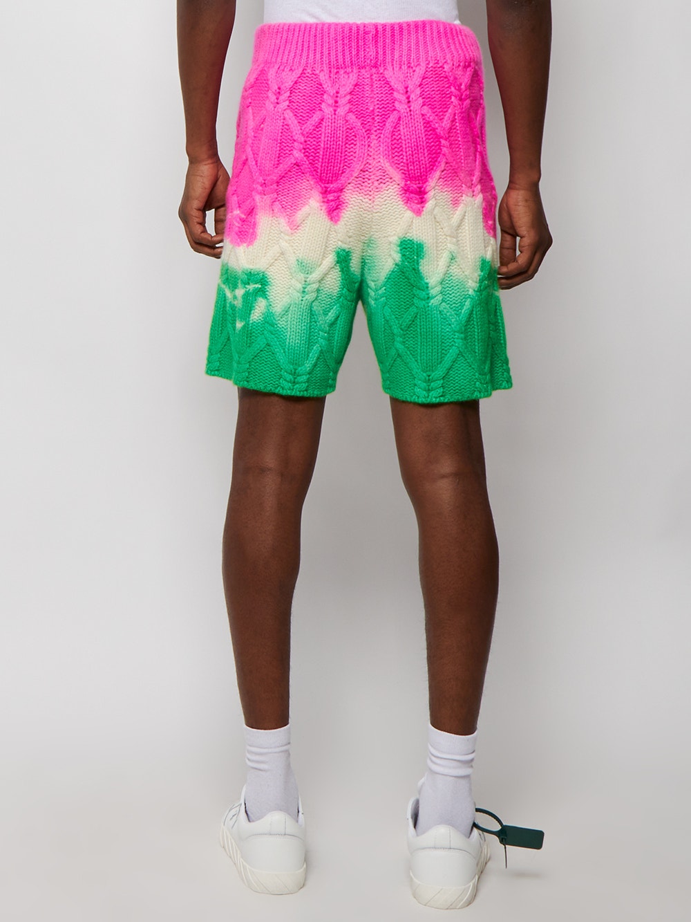 The Elder Statesman | Dip Dye Chunky Cable Shorts