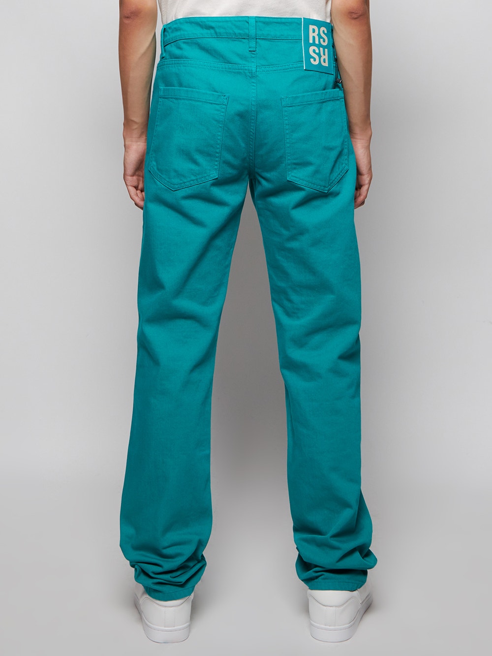 Raf Simons | Slim Fit Denim Pants | Petrol