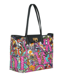 Ferragamo | Gancini Graphic Print Tote Bag