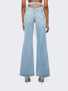 Nameplate Bootcut Jean | Light Blue