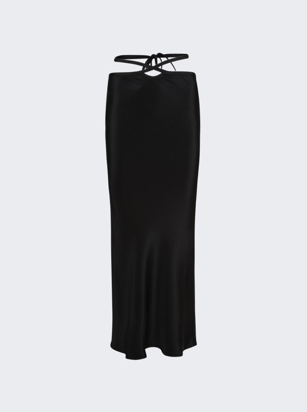 Women | Christopher Esber | Loophole Tie Skirt | Black