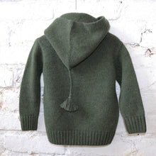 Baby Cashmere Hooded Sweater | Dark Green