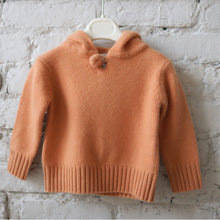 Baby Cashmere Hooded Sweater | Peach