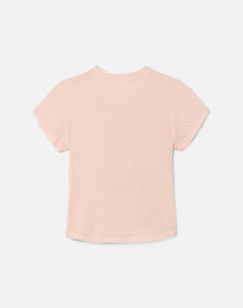 Womens | 90s Baby Tee | Pink Salt Honeycomb