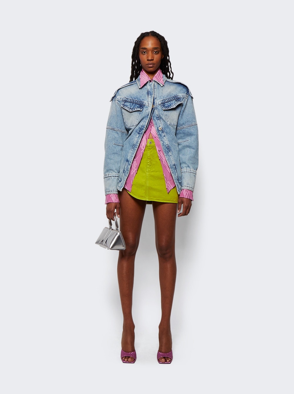 Women | The Attico | Anais Mule Pump | Hot Pink