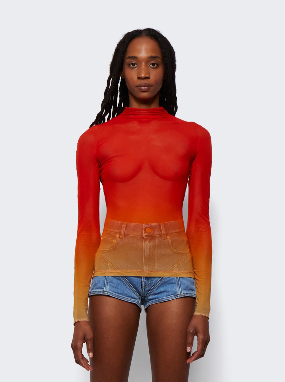 Women | Mugler | Long-sleeve Gradient Top