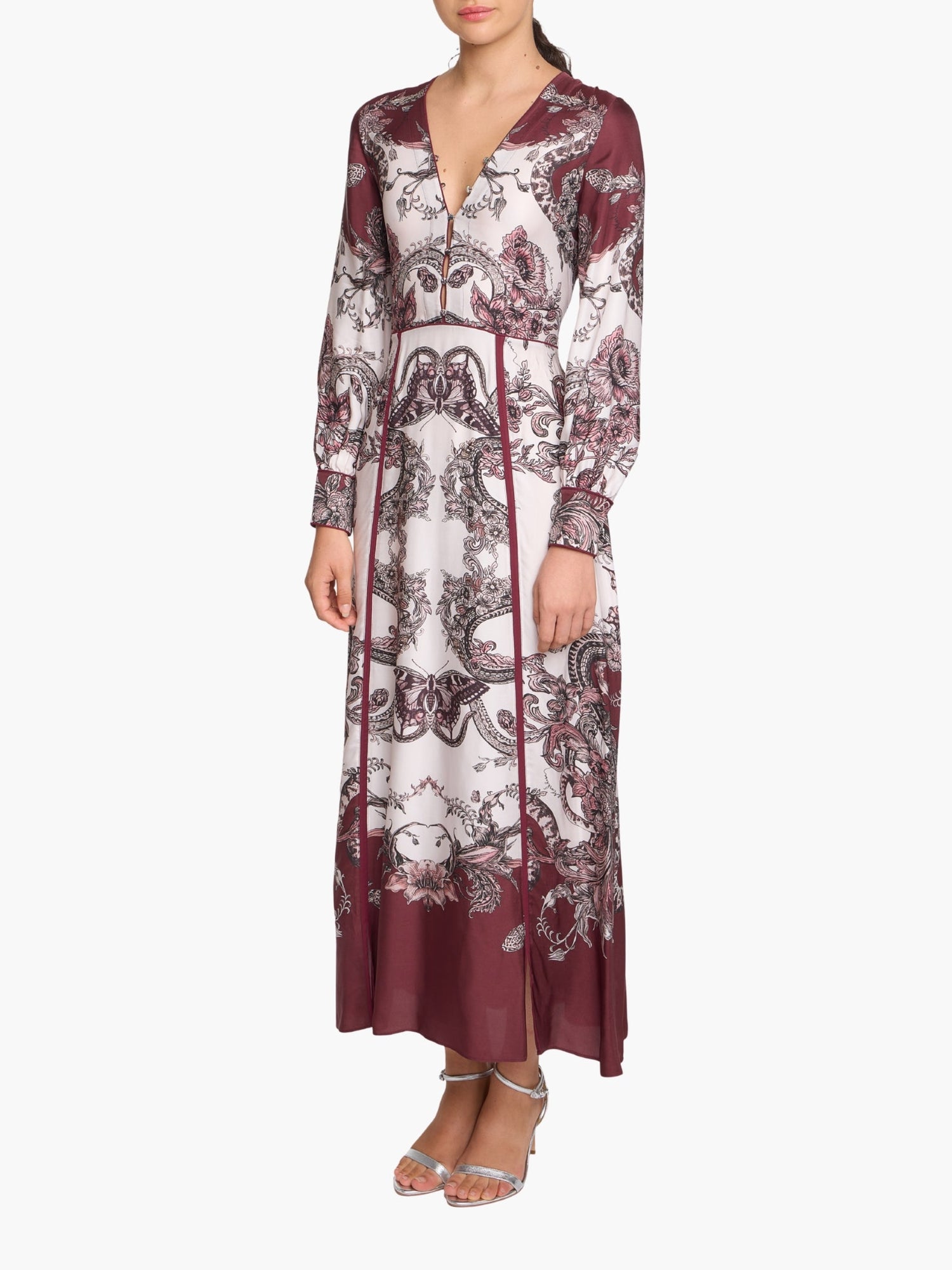 Garden of Eve Corded Twill Midi Dress | Blush Multi
