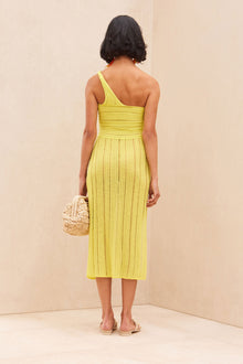 June Knit Dress | Citron