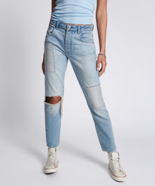 Truckers Mid Waist Straight Leg Denim Jeans | Federal