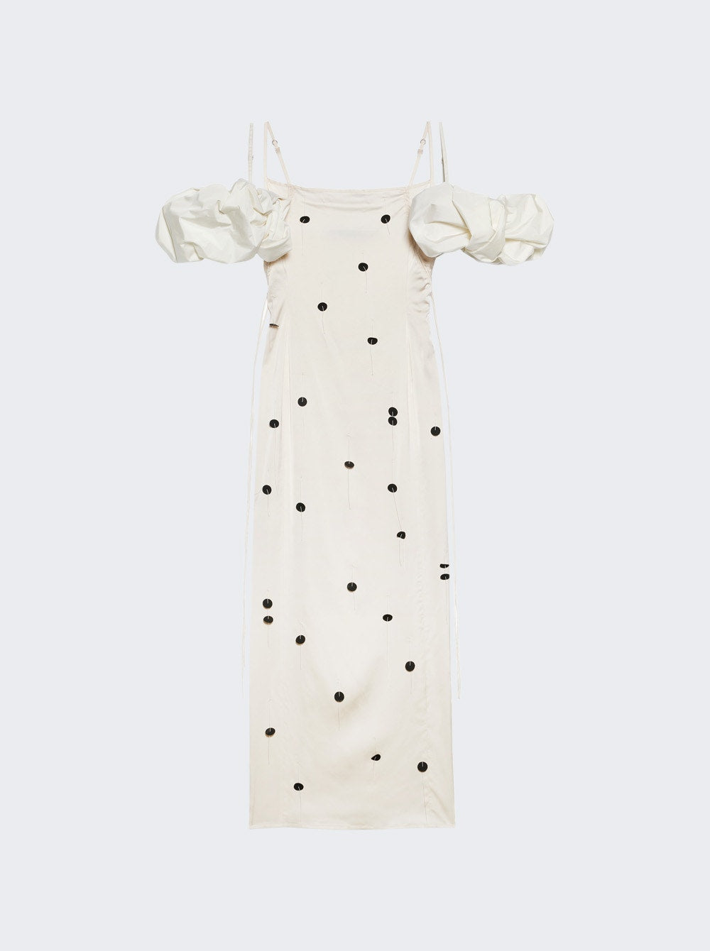 Women | Jacquemus | La Robe Choucho Dress | Off White & Black Dots