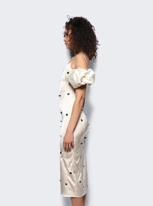 Women | Jacquemus | La Robe Choucho Dress | Off White & Black Dots