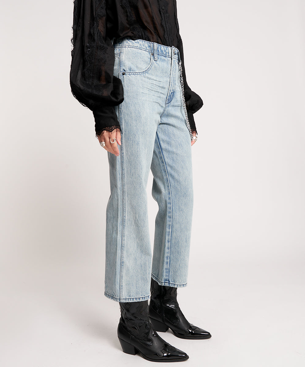 Nomad Mid Waist Vintage Fit Denim Jeans | Salty Dog