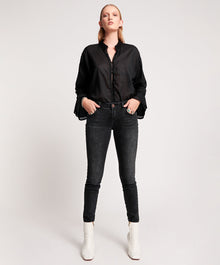 Freebirds Ii Low Waist Stretch Skinny Denim Jeans | Sonic Black