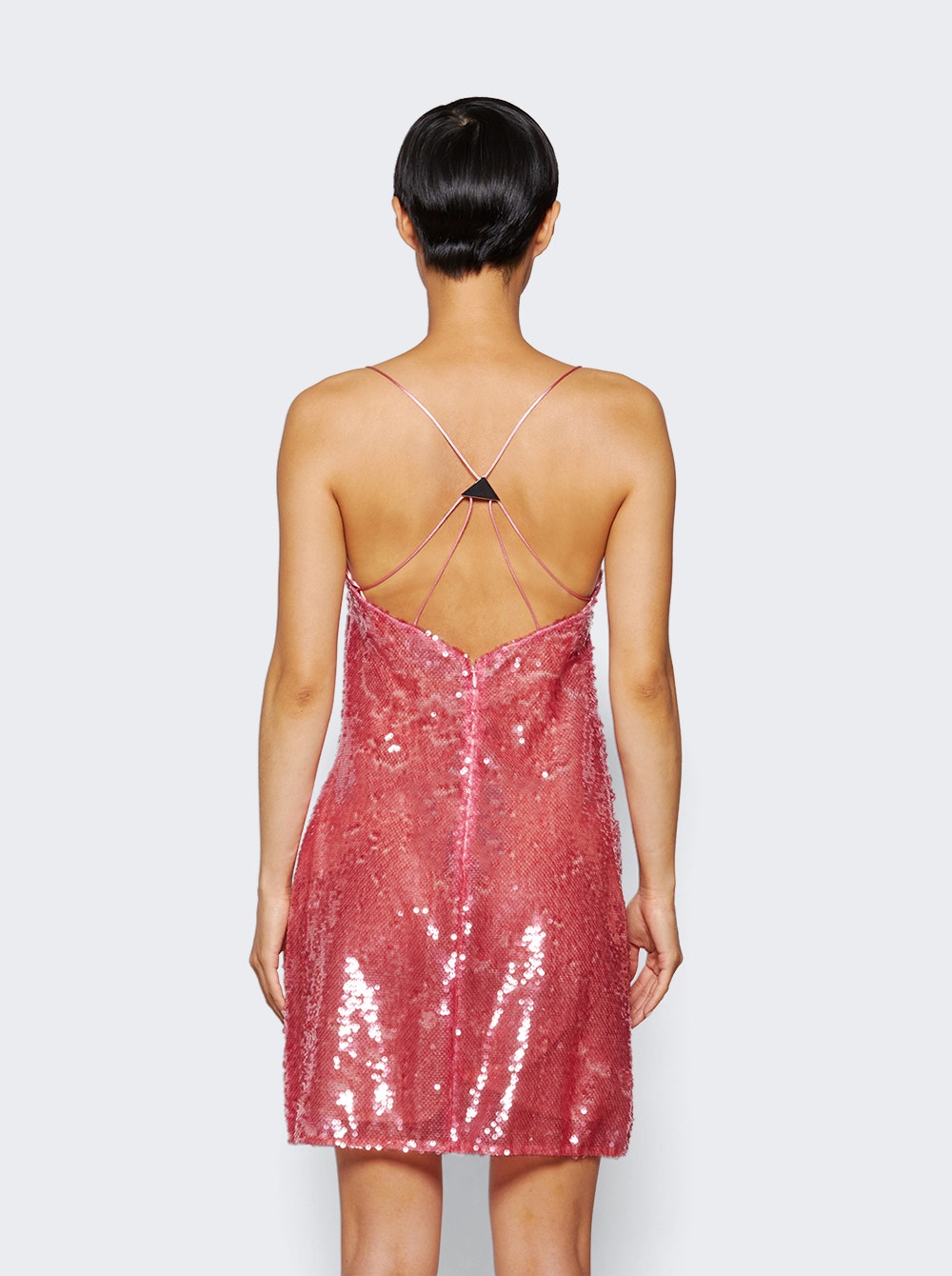 Women | The Attico | Fujiko Mini Dress | Light Pink