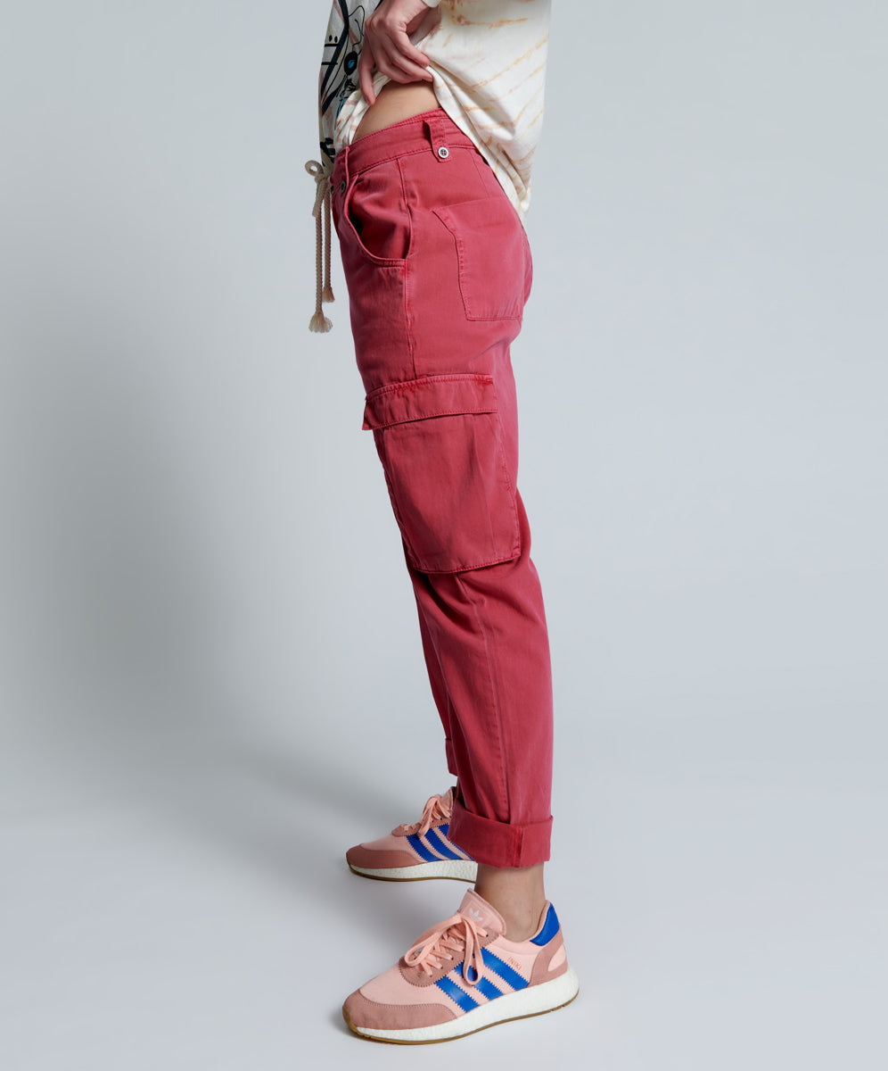 Safari High Waist Relaxed Tapered Denim Jeans | Red Envy