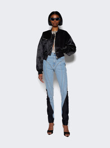 Women | Mugler | Illusion Bodysuit | Warped Snake Roccia