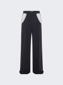Women | Mugler | Cut Out Trousers | Black