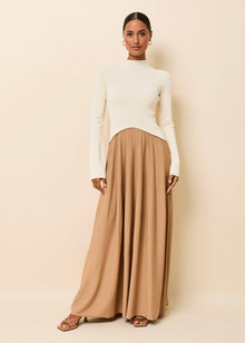 Soglio Dress Camel / Brule - Solid & Striped