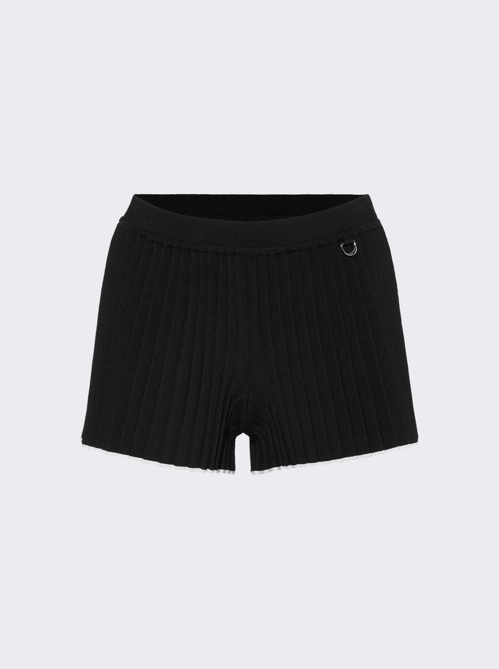 Women | Jacquemus | Le Short Maille Plisse Shorts | Black
