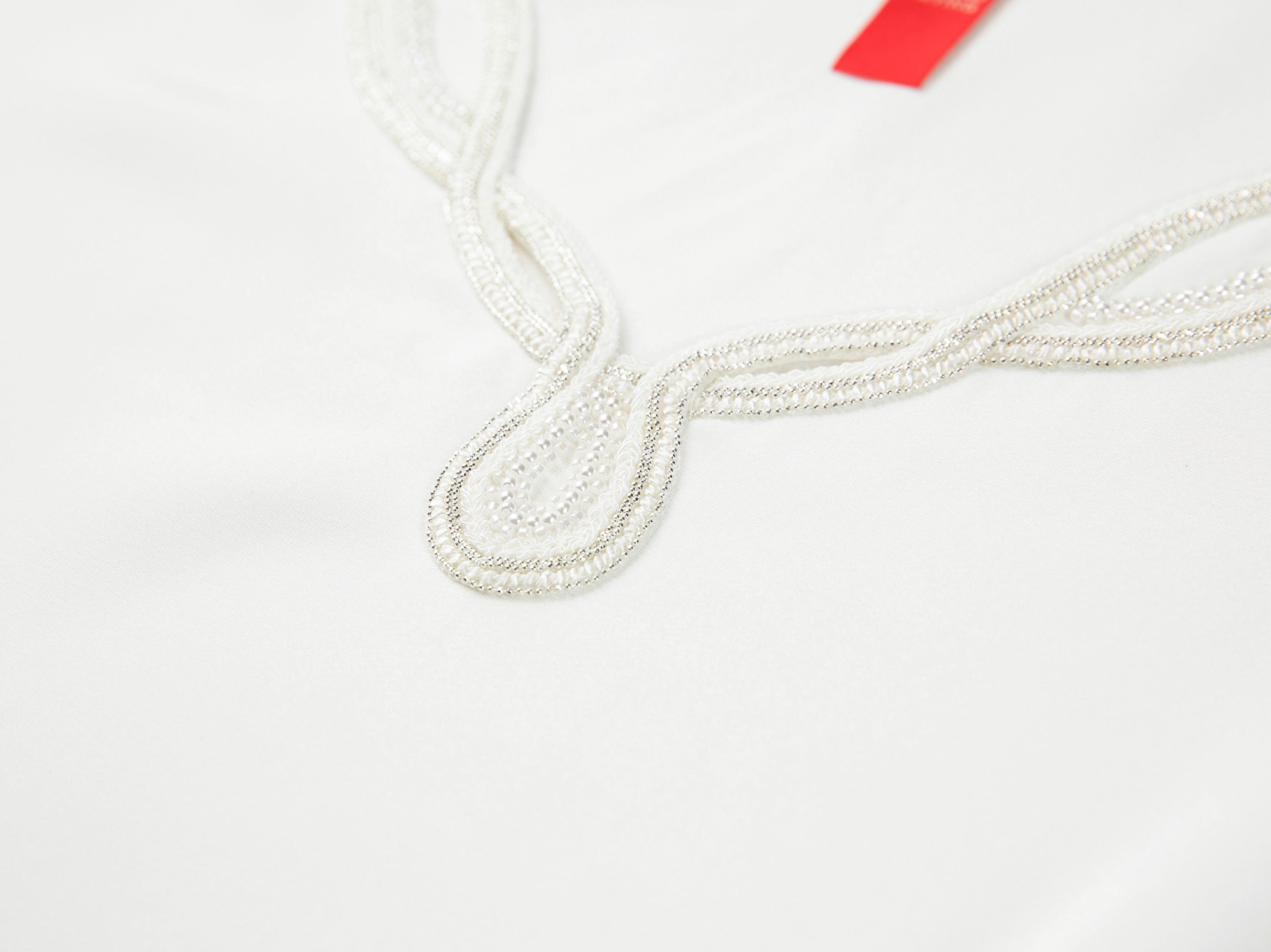 Silk Vest Sleeveless Top | White