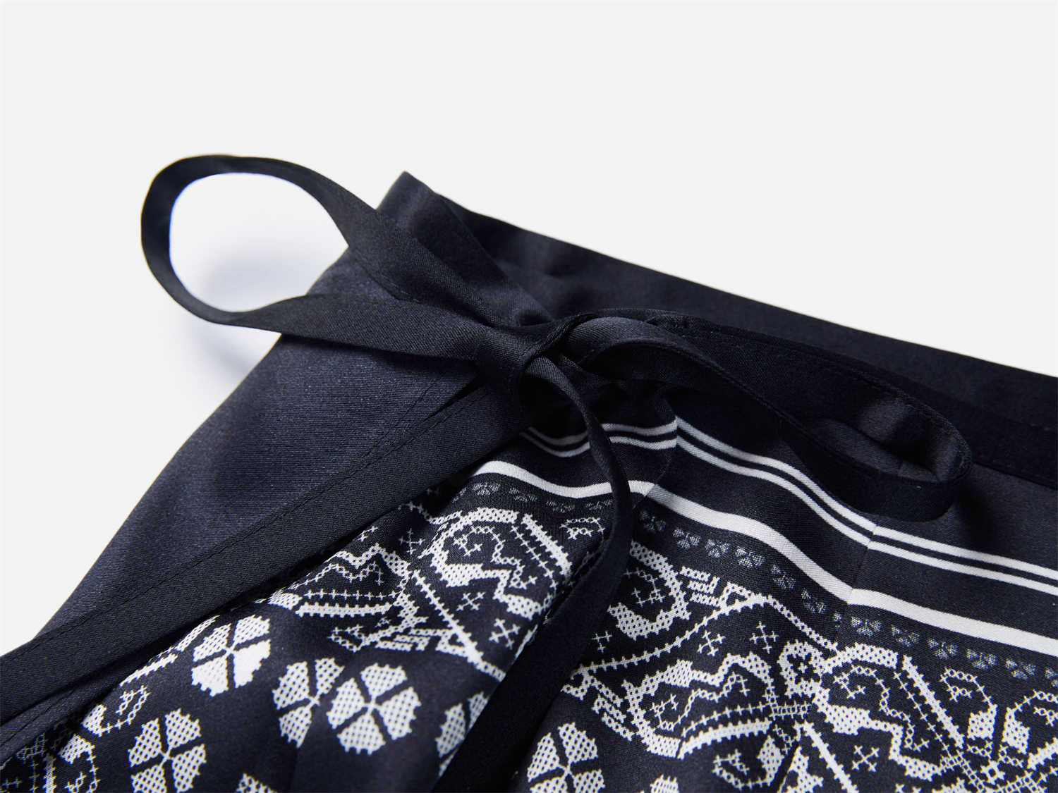 Silk Midi Skirt | Black