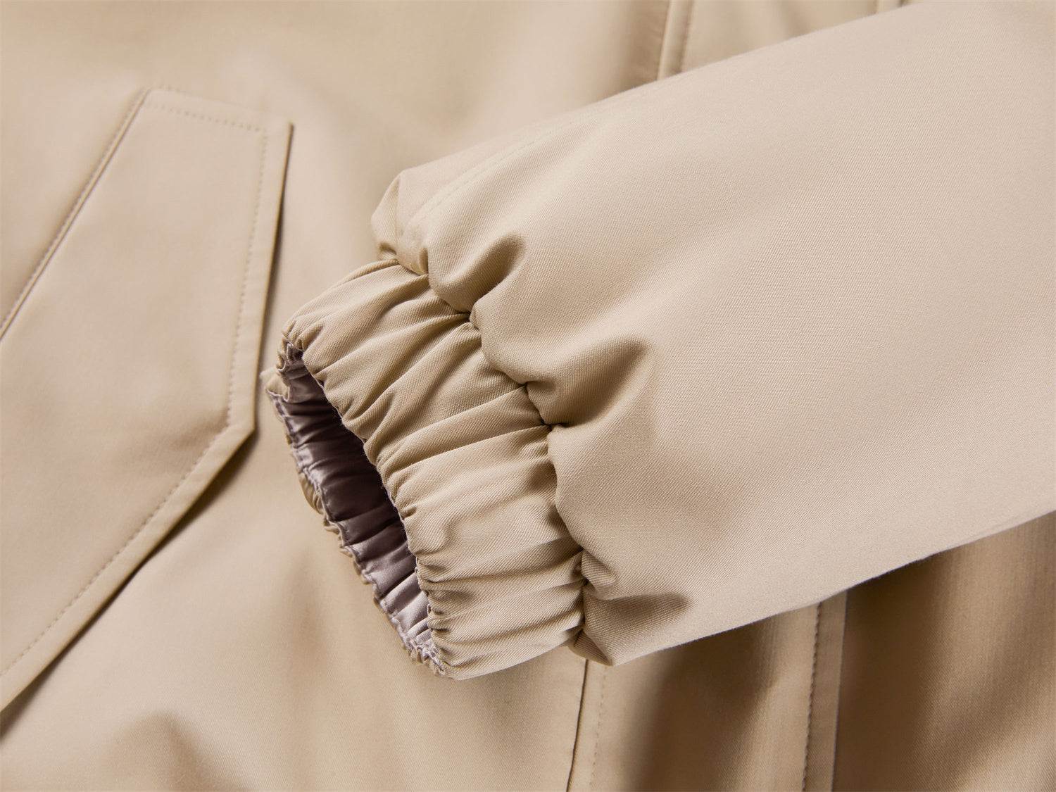 Goose Down Jacket | Khaki