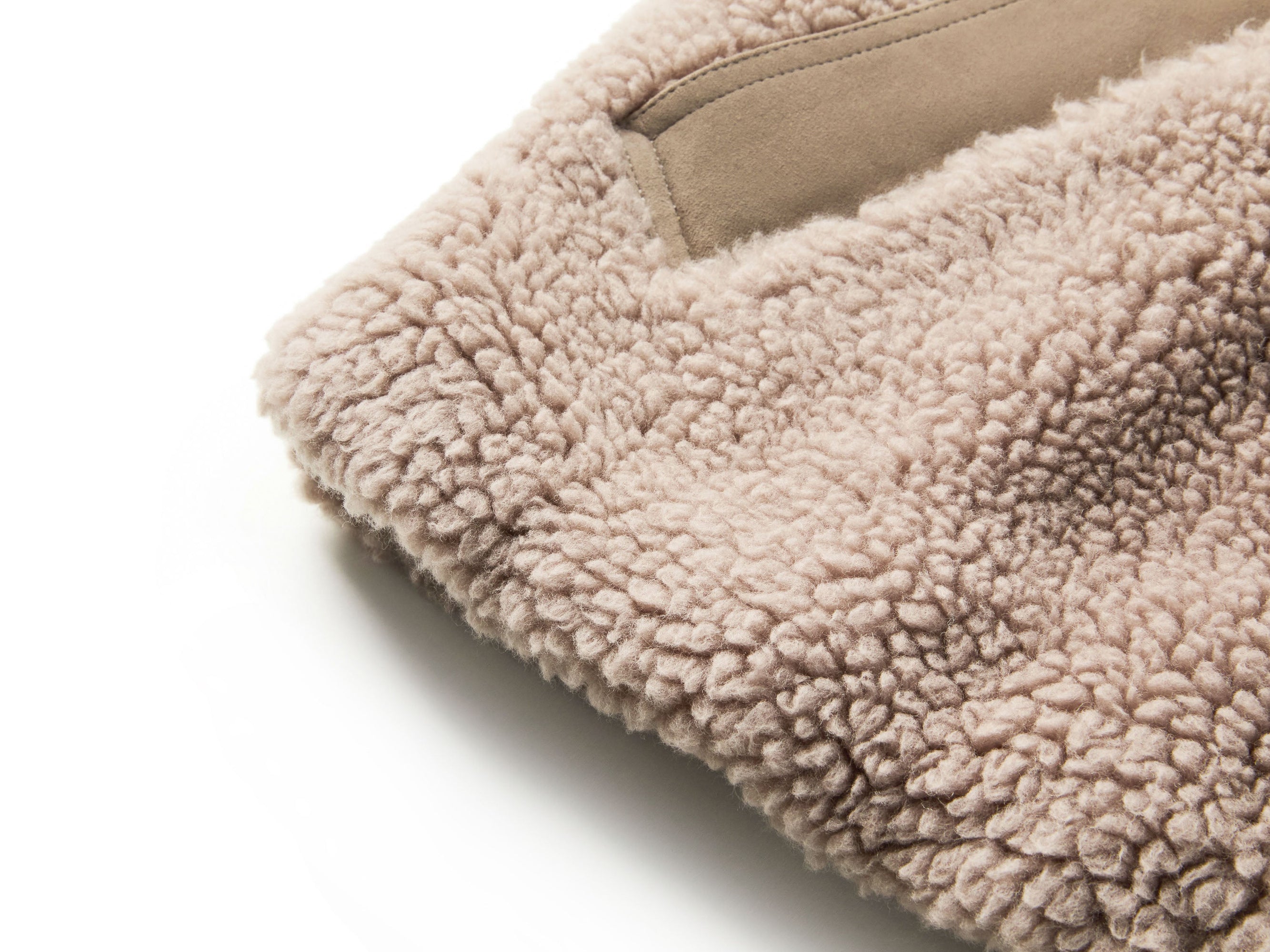 Wool Stand Collar Elegant Coat | Taupe