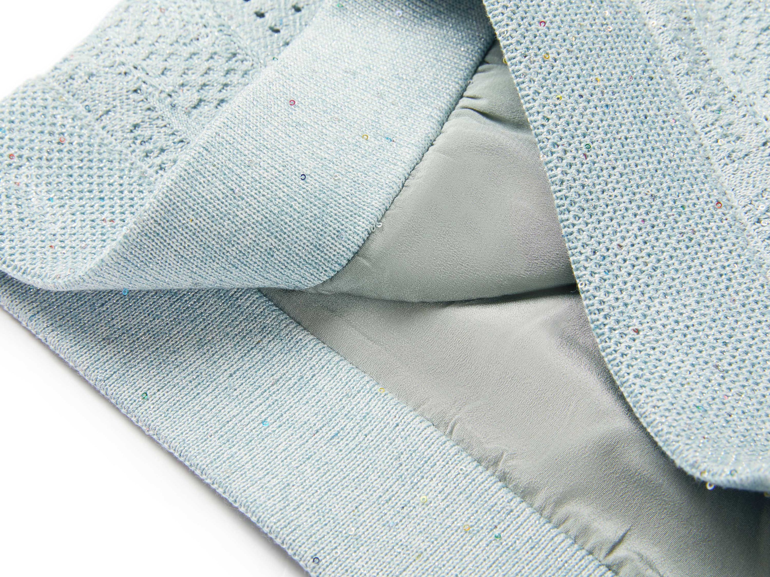 Lace Pencil Skirt | Light Blue