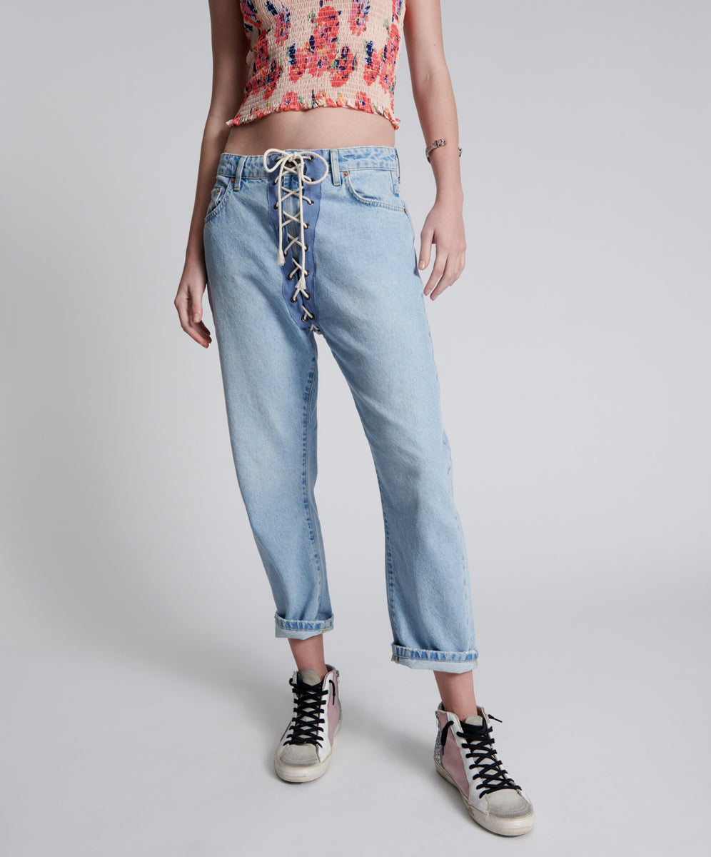 Bandits Low Waist Boyfriend Denim Jeans | Best Blue