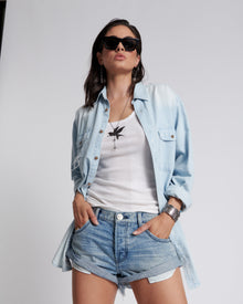 Bandits Low Waist Denim Shorts | Archived Salty Dog Blue