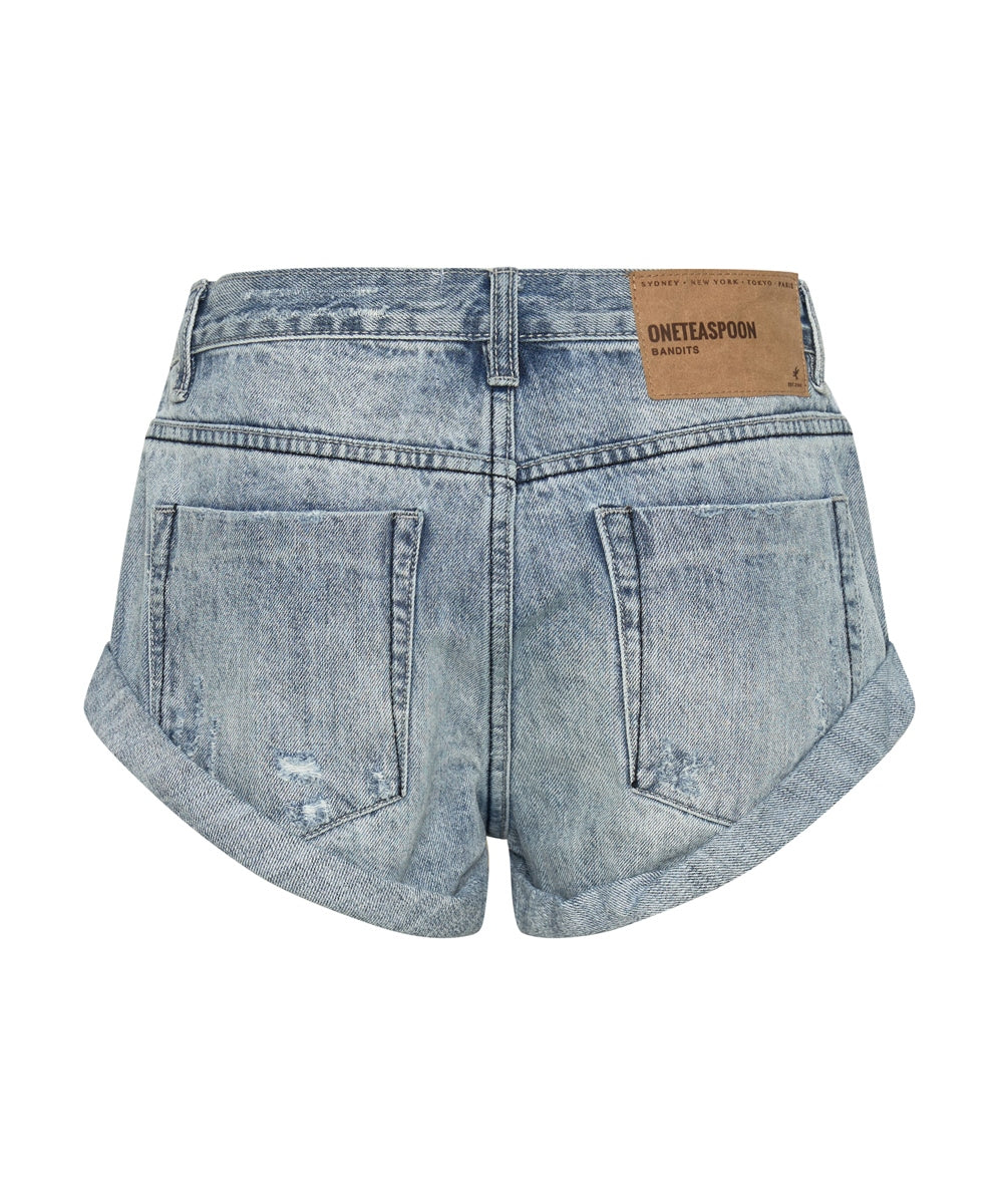 Bandits Low Waist Denim Shorts | Archived Salty Dog Blue