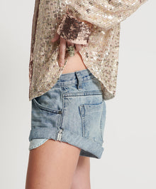 Bandits Low Waist Denim Shorts | Archived Salty Dog Blue