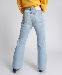 Charlie High Waist Slim Flared Denim Jeans | Fleetwood Artiste