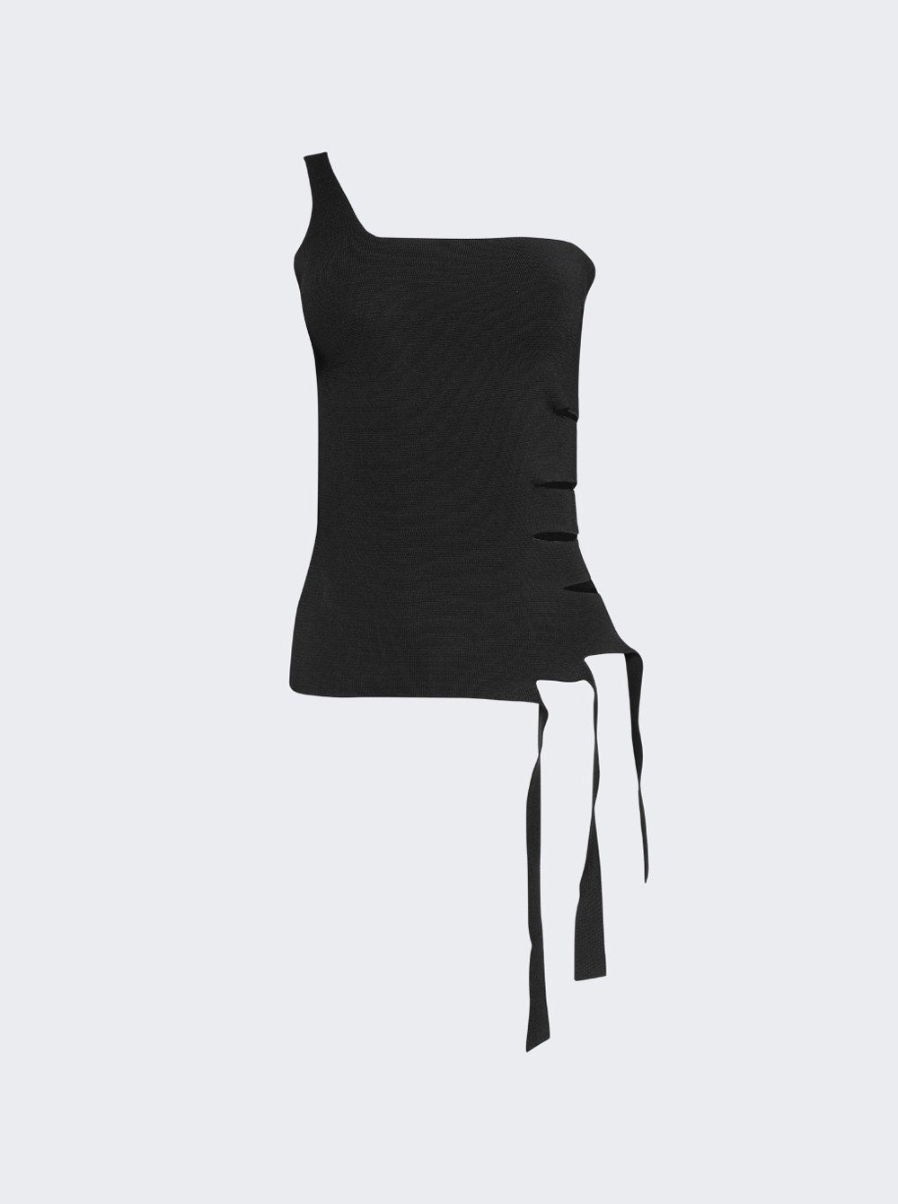 Women | Mugler | Bandage Knitted Top | Black