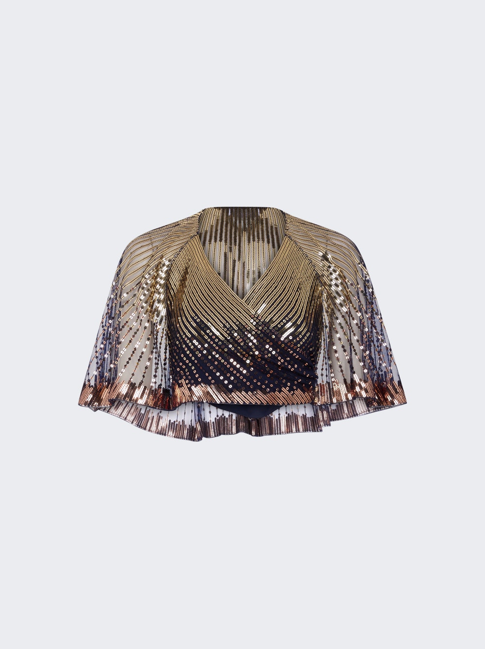 Women | Rabanne | Haut Top Short Sleeves Gold | Brown