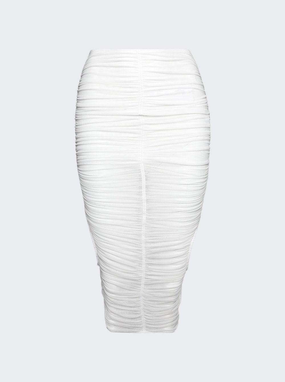 Women | Mugler | Draped Skirt | Warm White