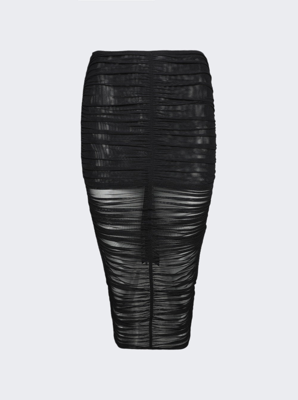 Women | Mugler | Draped Skirt | Black