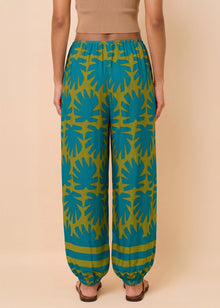 Womens | Lacy Pant | Chartreuse/Teal