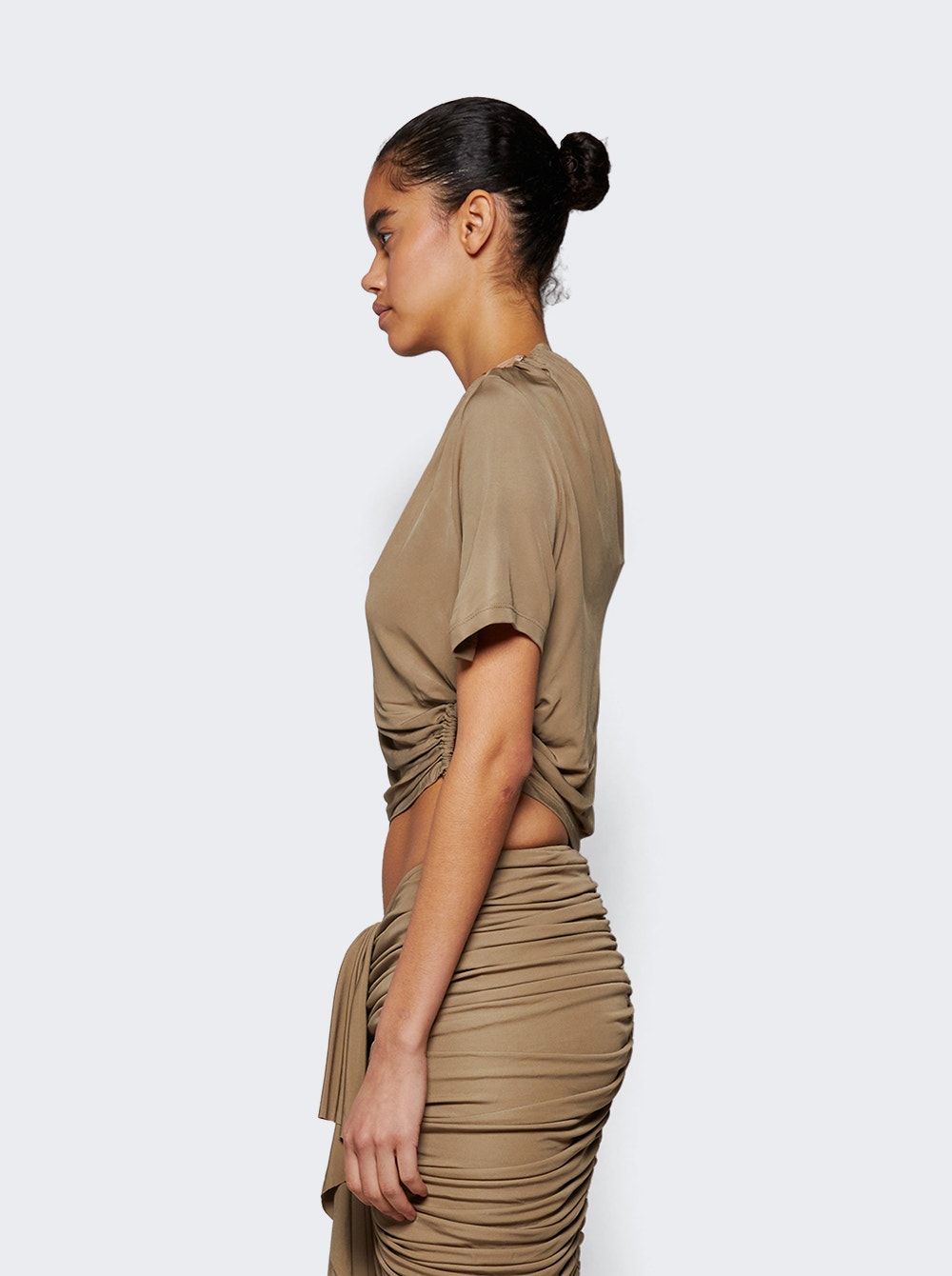 Women | Christopher Esber | Bezel Quartz Jersey Tee Eucalypt