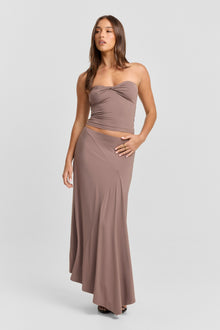 Lucinda Midi Skirt | Mushroom