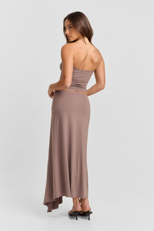 Lucinda Midi Skirt | Mushroom