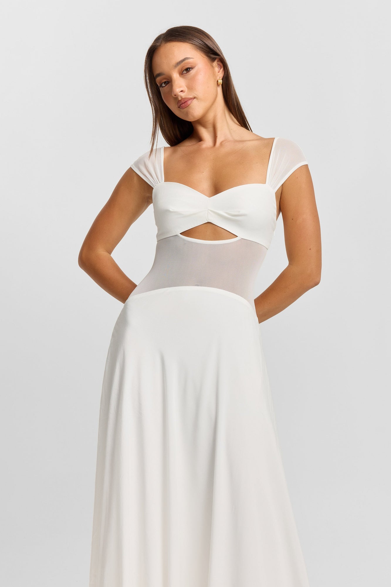 Anastasia Maxi Dress | White