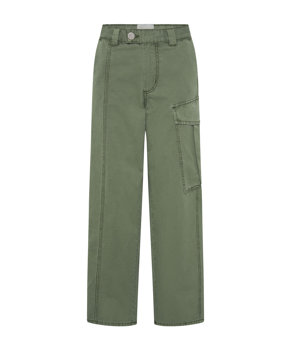 New Fiction Low Waist Wide Leg Cargo Denim Jeans | Khaki