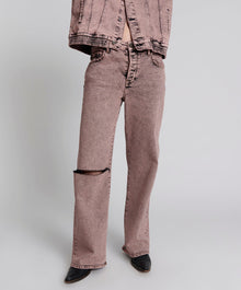 Jackson Mid Waist Wide Leg Denim Jeans | Night Haze