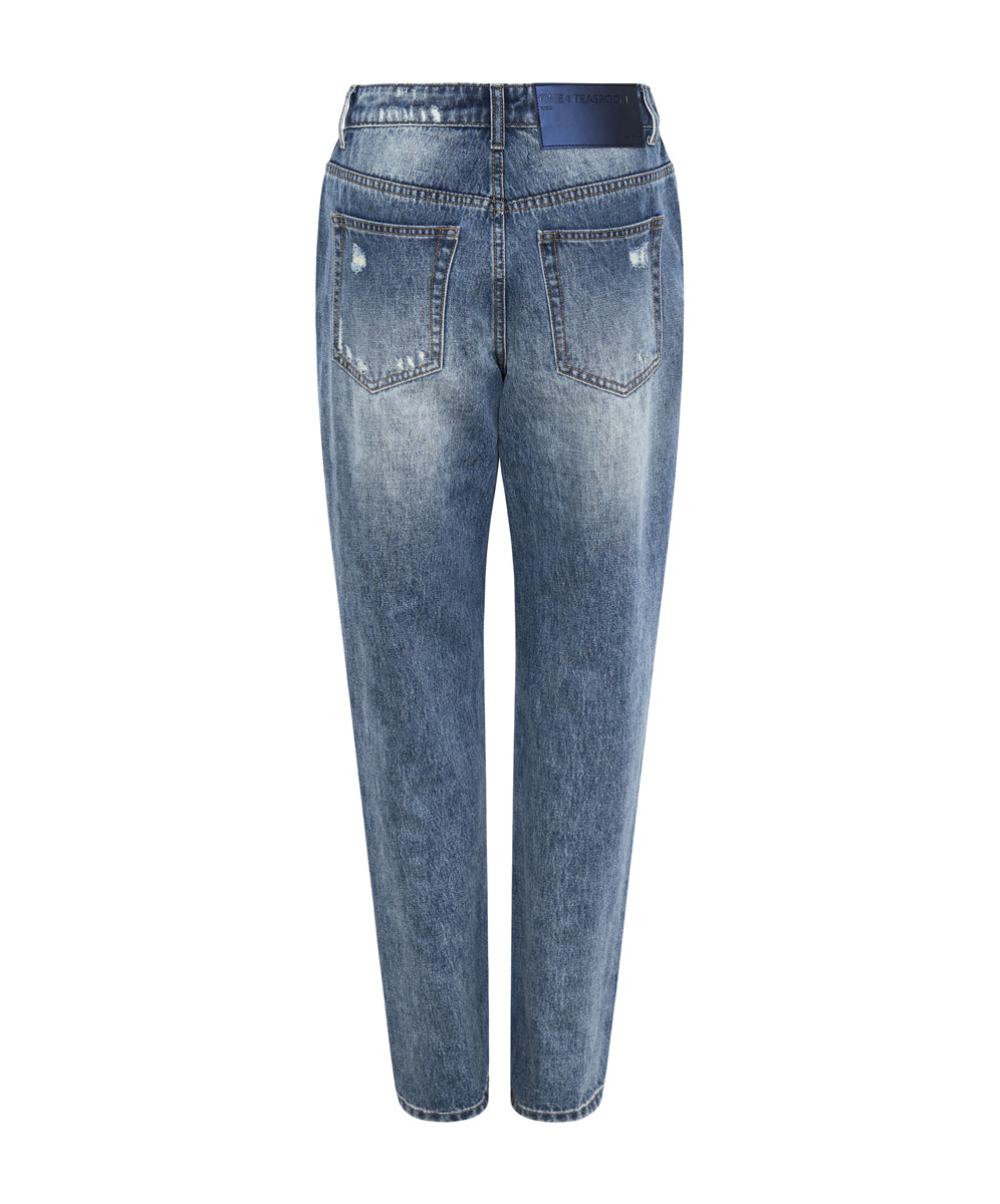 1982S High Waist Balloon Denim Jeans | Blue Love