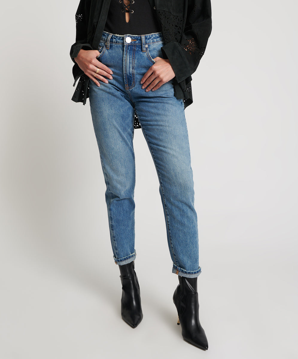 Legends High Waist Mom Fit Denim Jeans | Pacifica