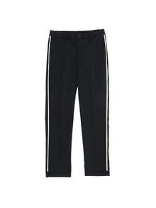 Boys | Satin Trousers With Bands | Dark Blue